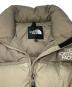 中古・古着 THE NORTH FACE (ザ ノース フェイス) ダウンジャケット ベージュ サイズ:SIZE M：15000円