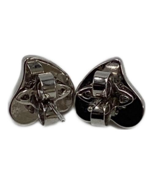 Vivienne Westwood（ヴィヴィアンウエストウッド）Vivienne Westwood (ヴィヴィアンウエストウッド) パールハートモチーフピアス ホワイトの古着・服飾アイテム