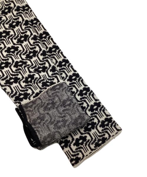 AMBERGLEAM（アンバーグリーム）AMBERGLEAM (アンバーグリーム) アートニットドレス ホワイト サイズ:SIZE Ｍの古着・服飾アイテム