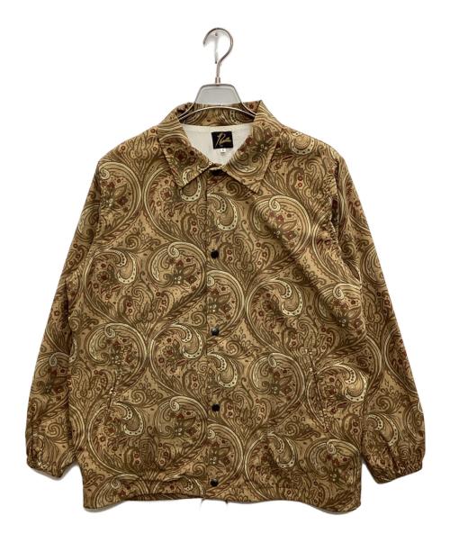 Needles（ニードルズ）Needles (ニードルズ) Coach Jacket - Poly Taffeta / Paisley Print ベージュ サイズ:SIZE Sの古着・服飾アイテム
