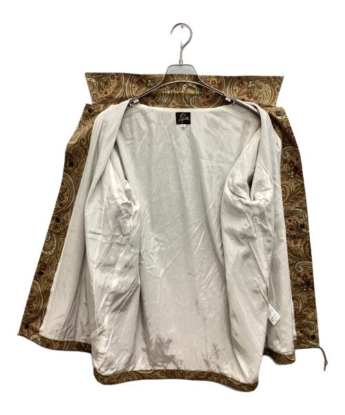Needles（ニードルズ）Needles (ニードルズ) Coach Jacket - Poly Taffeta / Paisley Print ベージュ サイズ:SIZE Sの古着・服飾アイテム