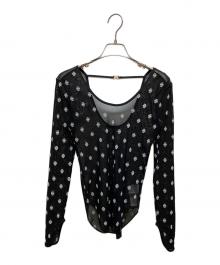 SORIN（ソリン）の古着「SWAN LAKE U-NECK TOP」｜ブラック