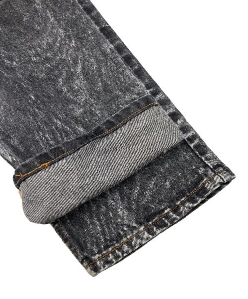 LEVI'S（リーバイス）LEVI'S (リーバイス) アシッドウォッシュ ブラックデニムパンツ ブラック サイズ:SIZE S34の古着・服飾アイテム