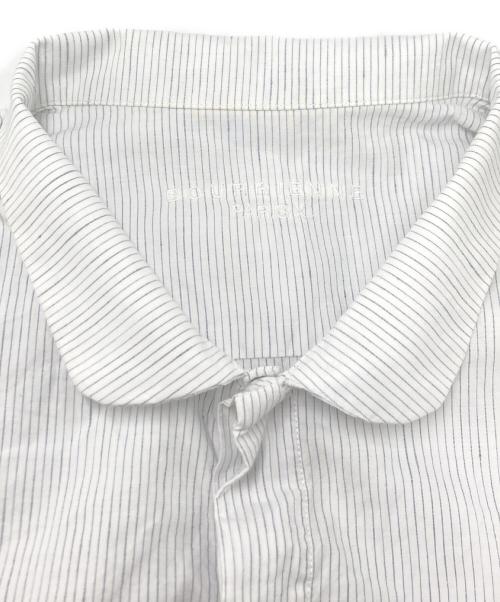 BOURRIENNE（ブリエンヌ）BOURRIENNE (ブリエンヌ) 比翼シャツ ホワイト サイズ:SIZE Ｌの古着・服飾アイテム
