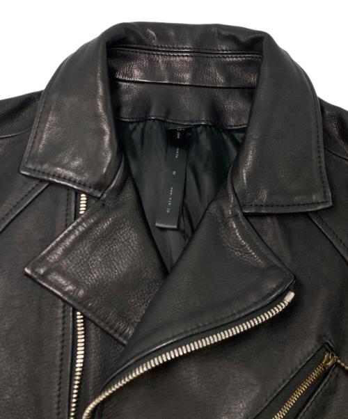 wjk（ダブルジェイケー）wjk (ダブルジェイケー) Drum Leather W-riders ブラック サイズ:SIZE Ｍの古着・服飾アイテム