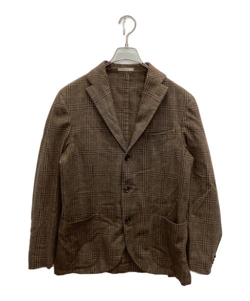 BOGLIOLI（ボリオリ）BOGLIOLI (ボリオリ) 3B テーラードジャケット ブラウン サイズ:SIZE 46の古着・服飾アイテム