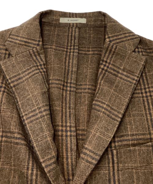 BOGLIOLI（ボリオリ）BOGLIOLI (ボリオリ) 3B テーラードジャケット ブラウン サイズ:SIZE 46の古着・服飾アイテム