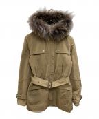 HERNOヘルノ）の古着「ナイロン ファージャケット」｜ブラウン