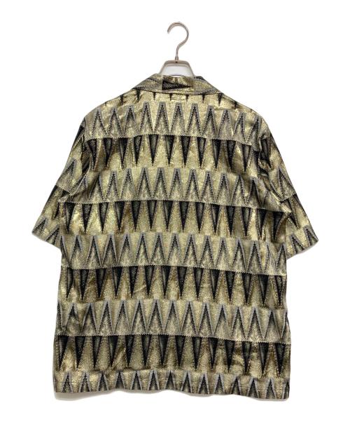 Needles（ニードルズ）Needles (ニードルズ) Cabana Shirt Double Weave ゴールド サイズ:SIZE L 未使用品の古着・服飾アイテム