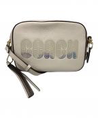 COACHコーチ）の古着「Print Camera Bag」｜ホワイト