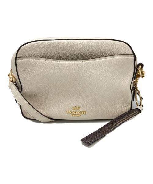 COACH（コーチ）COACH (コーチ) Print Camera Bag ホワイトの古着・服飾アイテム