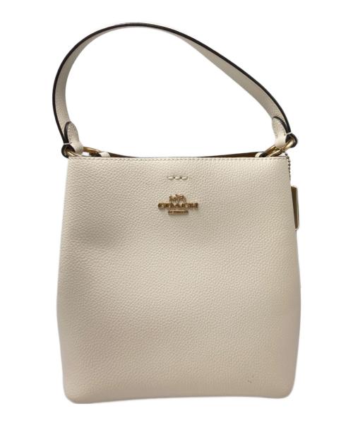 COACH（コーチ）COACH (コーチ) スモール タウン バケットバッグ ホワイトの古着・服飾アイテム