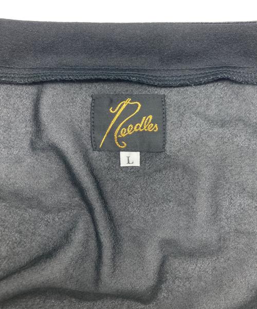 Needles（ニードルズ）Needles (ニードルズ) ポリトリコットシフォン V Neck Cardigan ブラック サイズ:SIZE Lの古着・服飾アイテム