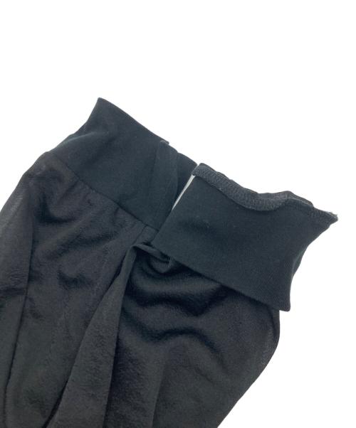 Needles（ニードルズ）Needles (ニードルズ) ポリトリコットシフォン V Neck Cardigan ブラック サイズ:SIZE Lの古着・服飾アイテム