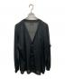 Needles（ニードルズ）の古着「ポリトリコットシフォン V Neck Cardigan」｜ブラック