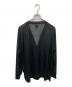 Needles (ニードルズ) ポリトリコットシフォン V Neck Cardigan ブラック サイズ:SIZE L：10000円