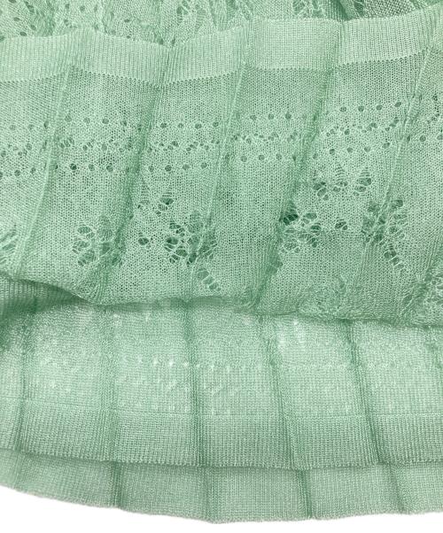Mame Kurogouchi（マメクロゴウチ）Mame Kurogouchi (マメクロゴウチ) Wrapping Knit Skirt グリーン サイズ:SIZE 1の古着・服飾アイテム
