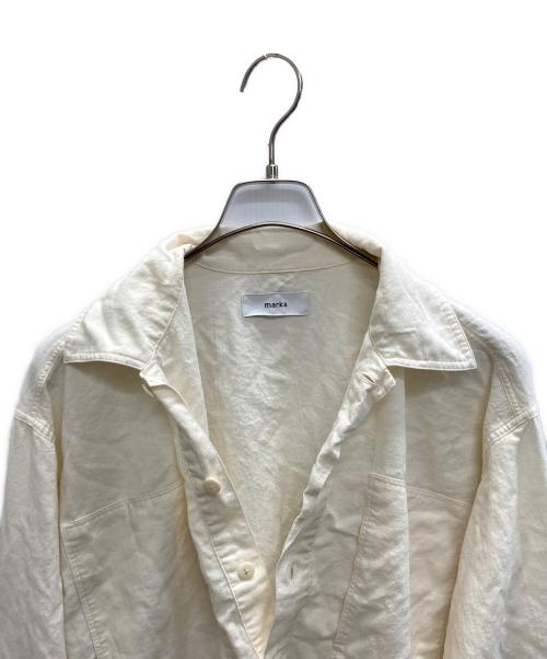 MARKA（マーカ）MARKA (マーカ) utility shirt pull over アイボリー サイズ:1の古着・服飾アイテム