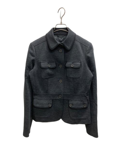 BURBERRY LONDON（バーバリーロンドン）BURBERRY LONDON (バーバリーロンドン) ウールブレンドジャケット グレー サイズ:SIZE 40の古着・服飾アイテム