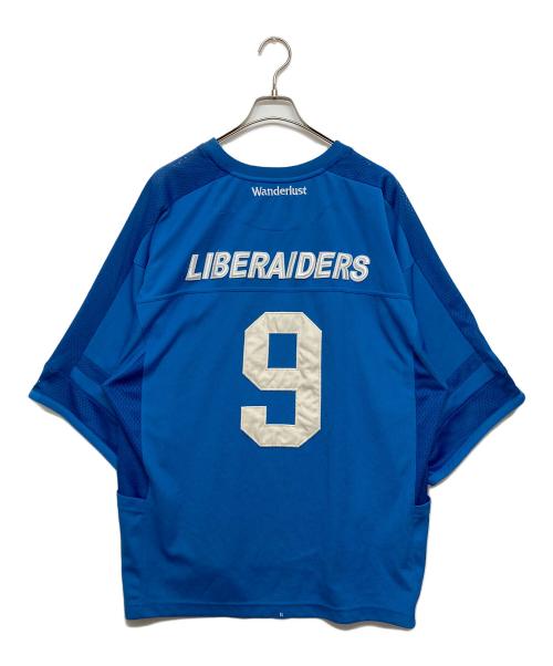 Liberaiders（リベレイダース）Liberaiders (リベレイダース) ゲームシャツ スカイブルー サイズ:SIZE XLの古着・服飾アイテム