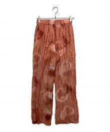 INTIMITE（アンティミテ）の古着「Blurred Print Pants」｜ピンク
