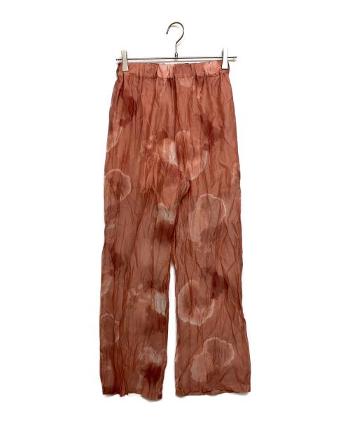INTIMITE（アンティミテ）INTIMITE (アンティミテ) Blurred Print Pants ピンク サイズ:SIZE Sの古着・服飾アイテム