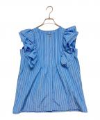 AZエーゼイ）の古着「Frill Shirt」｜スカイブルー