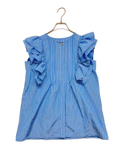 AZ（エーゼイ）AZ (エーゼイ) Frill Shirt スカイブルー サイズ:SIZE Freeの古着・服飾アイテム