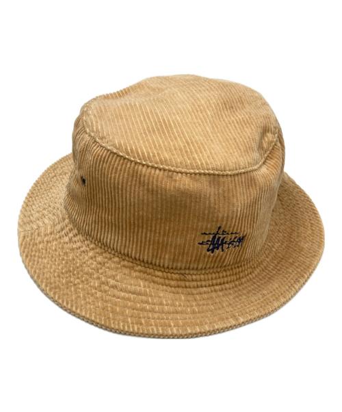 stussy（ステューシー）stussy (ステューシー) コーデュロイバケットハット ブラウン サイズ:SIZE XLの古着・服飾アイテム