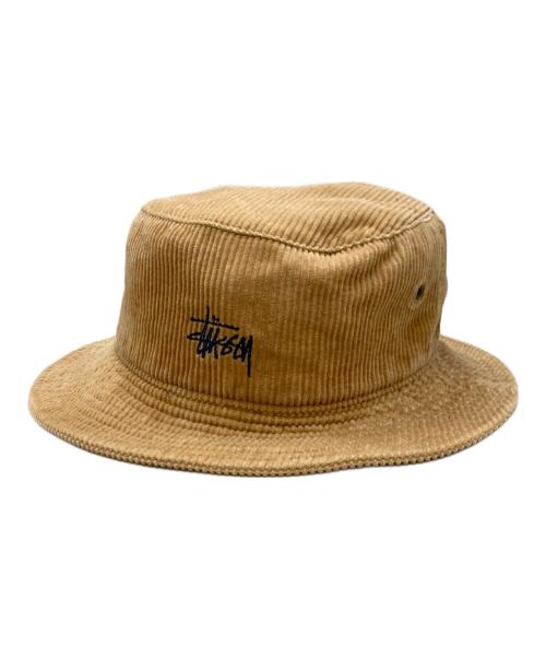 stussy（ステューシー）stussy (ステューシー) コーデュロイバケットハット ブラウン サイズ:SIZE XLの古着・服飾アイテム