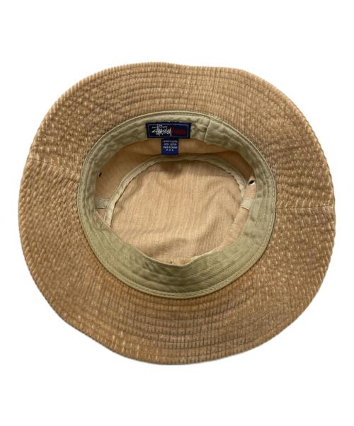 stussy（ステューシー）stussy (ステューシー) コーデュロイバケットハット ブラウン サイズ:SIZE XLの古着・服飾アイテム