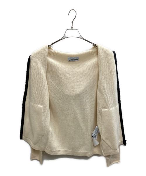 STONE ISLAND（ストーンアイランド）STONE ISLAND (ストーンアイランド) KNIT PARKA アイボリー サイズ:Sの古着・服飾アイテム