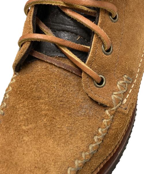 YUKETEN（ユケテン）YUKETEN (ユケテン) ハイカットモカシンブーツ ブラウン サイズ:不明の古着・服飾アイテム