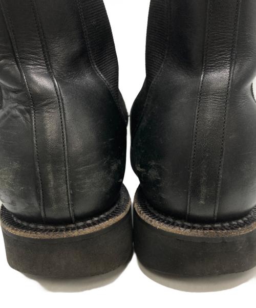 AURALEE（オーラリー）AURALEE (オーラリー) LEATHER SQUARE BOOTS ブラック サイズ:SIZE 9の古着・服飾アイテム