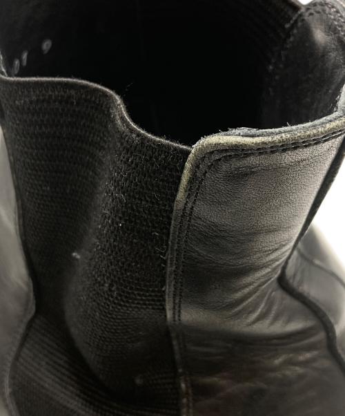 AURALEE（オーラリー）AURALEE (オーラリー) LEATHER SQUARE BOOTS ブラック サイズ:SIZE 9の古着・服飾アイテム