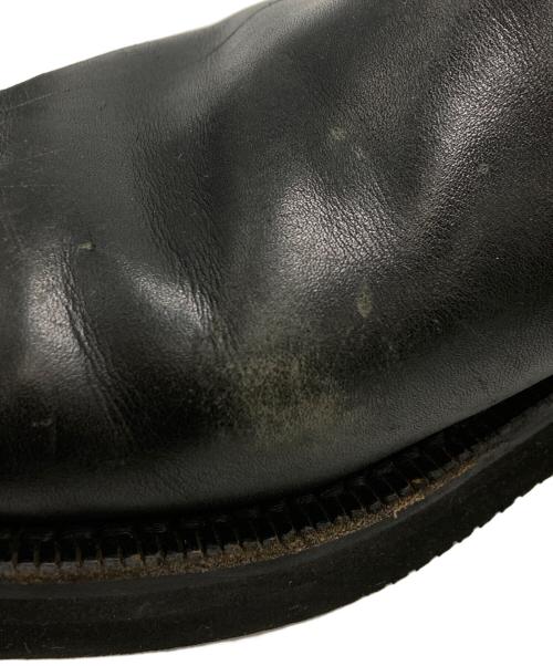 AURALEE（オーラリー）AURALEE (オーラリー) LEATHER SQUARE BOOTS ブラック サイズ:SIZE 9の古着・服飾アイテム