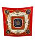 HERMES (エルメス) スカーフ ホワイト×レッド：13000円