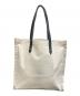 JIMMY CHOO (ジミーチュウ) LOGOTOTE FFQ/キャンバストートバッグ アイボリー：19000円