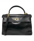 CELLERINIチェレリーニ）の古着「2WAYターンロックショルダーバッグ」｜ブラック