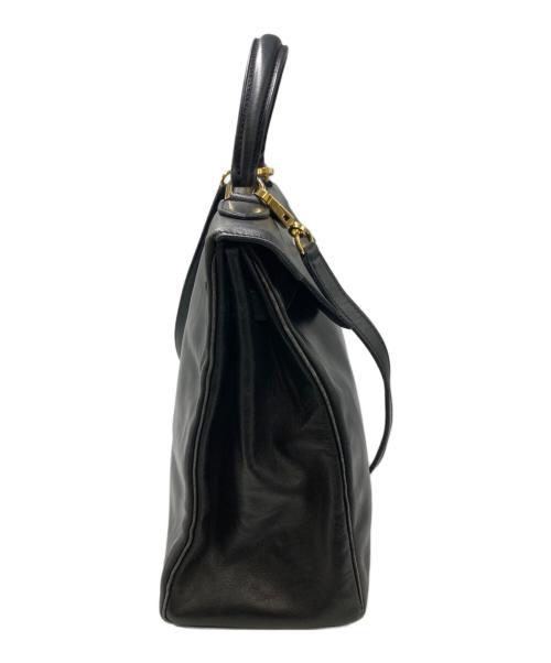 CELLERINI（チェレリーニ）CELLERINI (チェレリーニ) 2WAYターンロックショルダーバッグ ブラックの古着・服飾アイテム