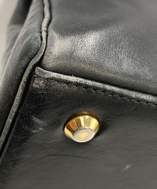 CELLERINI（チェレリーニ）CELLERINI (チェレリーニ) 2WAYターンロックショルダーバッグ ブラックの古着・服飾アイテム