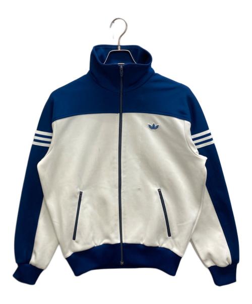 adidas（アディダス）adidas (アディダス) 70Sトラックジャケット ホワイト×ネイビー サイズ:SIZE 3の古着・服飾アイテム