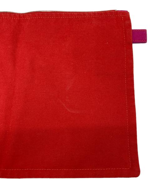 HERMES（エルメス）HERMES (エルメス) ボラボラポーチ レッド×ピンクの古着・服飾アイテム