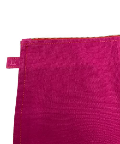 HERMES（エルメス）HERMES (エルメス) ボラボラポーチ レッド×ピンクの古着・服飾アイテム
