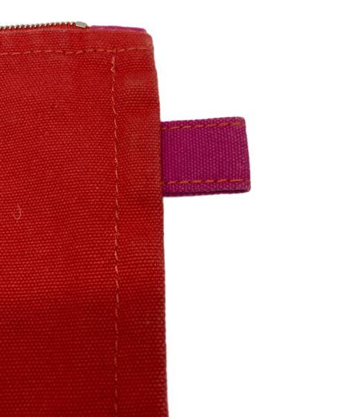HERMES（エルメス）HERMES (エルメス) ボラボラポーチ レッド×ピンクの古着・服飾アイテム