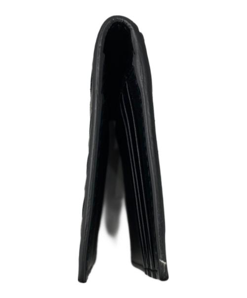 BOTTEGA VENETA（ボッテガベネタ）BOTTEGA VENETA (ボッテガベネタ) イントレチャートカードケース ブラックの古着・服飾アイテム