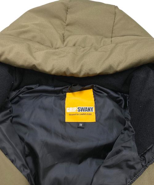 GRIP SWANY（グリップスワニー）GRIP SWANY (グリップスワニー) FIREPROOF DOWN JACKET カーキ サイズ:SIZE Mの古着・服飾アイテム