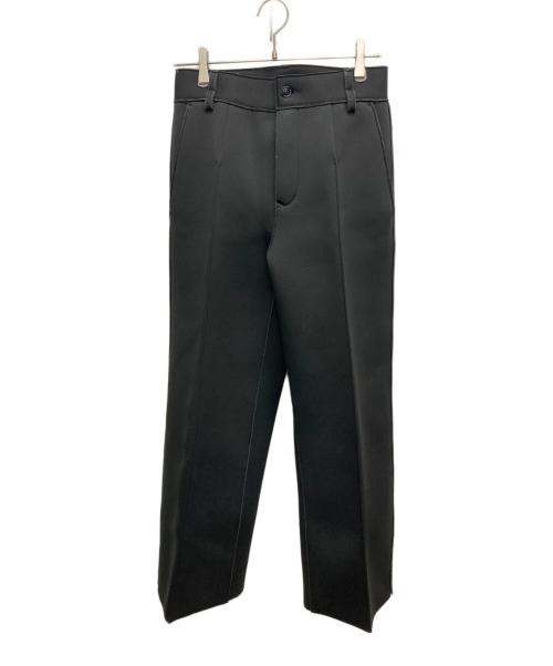 MM6 Maison Margiela（エムエムシックスメゾンマルジェラ）MM6 Maison Margiela (エムエムシックスメゾンマルジェラ) ダンボールニット センタープレスパンツ ブラック サイズ:SIZE40の古着・服飾アイテム