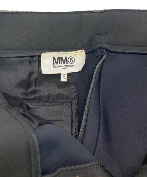 MM6 Maison Margiela（エムエムシックスメゾンマルジェラ）MM6 Maison Margiela (エムエムシックスメゾンマルジェラ) ダンボールニット センタープレスパンツ ブラック サイズ:SIZE40の古着・服飾アイテム