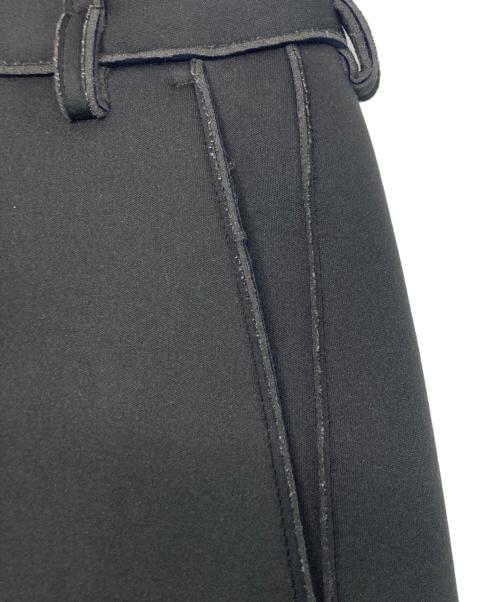 MM6 Maison Margiela（エムエムシックスメゾンマルジェラ）MM6 Maison Margiela (エムエムシックスメゾンマルジェラ) ダンボールニット センタープレスパンツ ブラック サイズ:SIZE40の古着・服飾アイテム